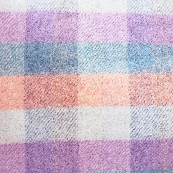 🔵 John Hanly Lambs Wool Scarf Multicolor 24 x 200 Cms. - Picture 2 of 8